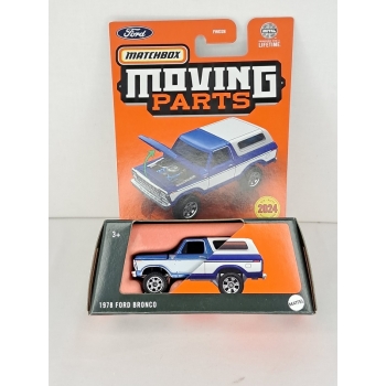 Matchbox 1:64 Moving Parts - Ford Bronco 1968 blue white